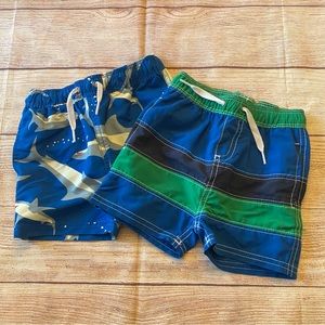 Hanna Andersson boys 85cm/US 2T swim trunks